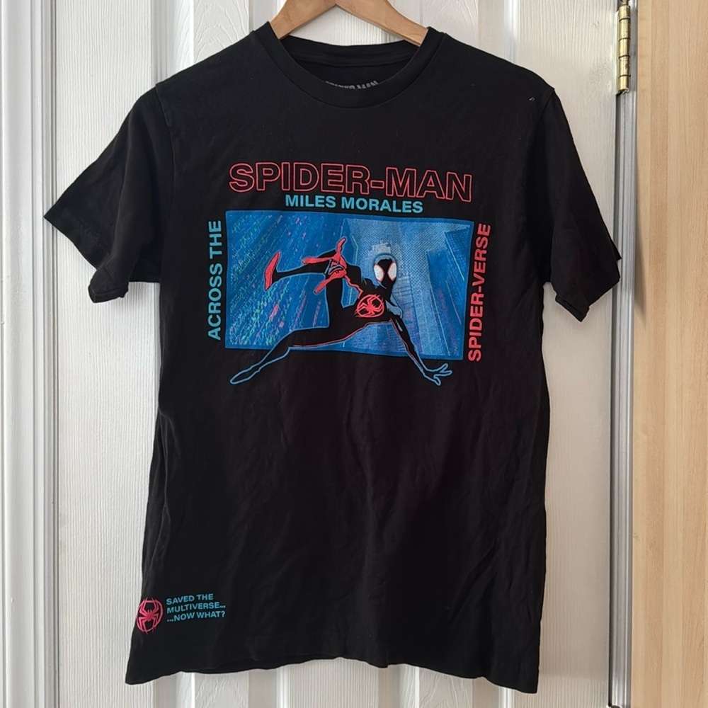 Marvel Spider-Man: Across the Spider-Verse Miles Morales Panel T-Shirt